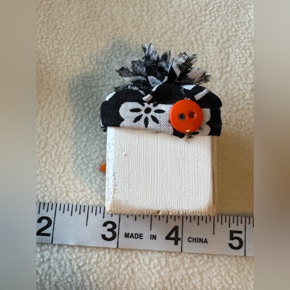 Holiday Winter Snowman Decorative Blocks Set of 5 - Picture 11 of 13